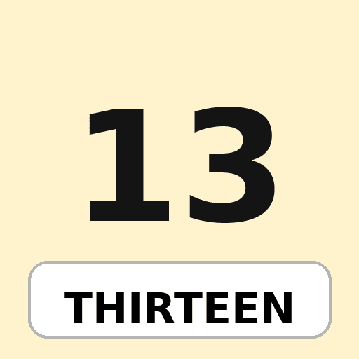 thirteen